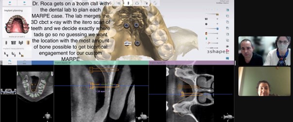 screenshot of an example Zoom call with Dr. Roca 